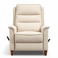 Fauteuil inclinable en tissu beige dimensions 85 x 80 x 100cm